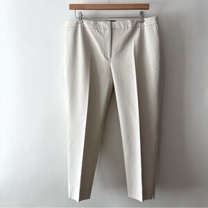 NWOT Talbots Hampshire Ankle Pant Light Khaki Cotton Stretch Size 18W Petite